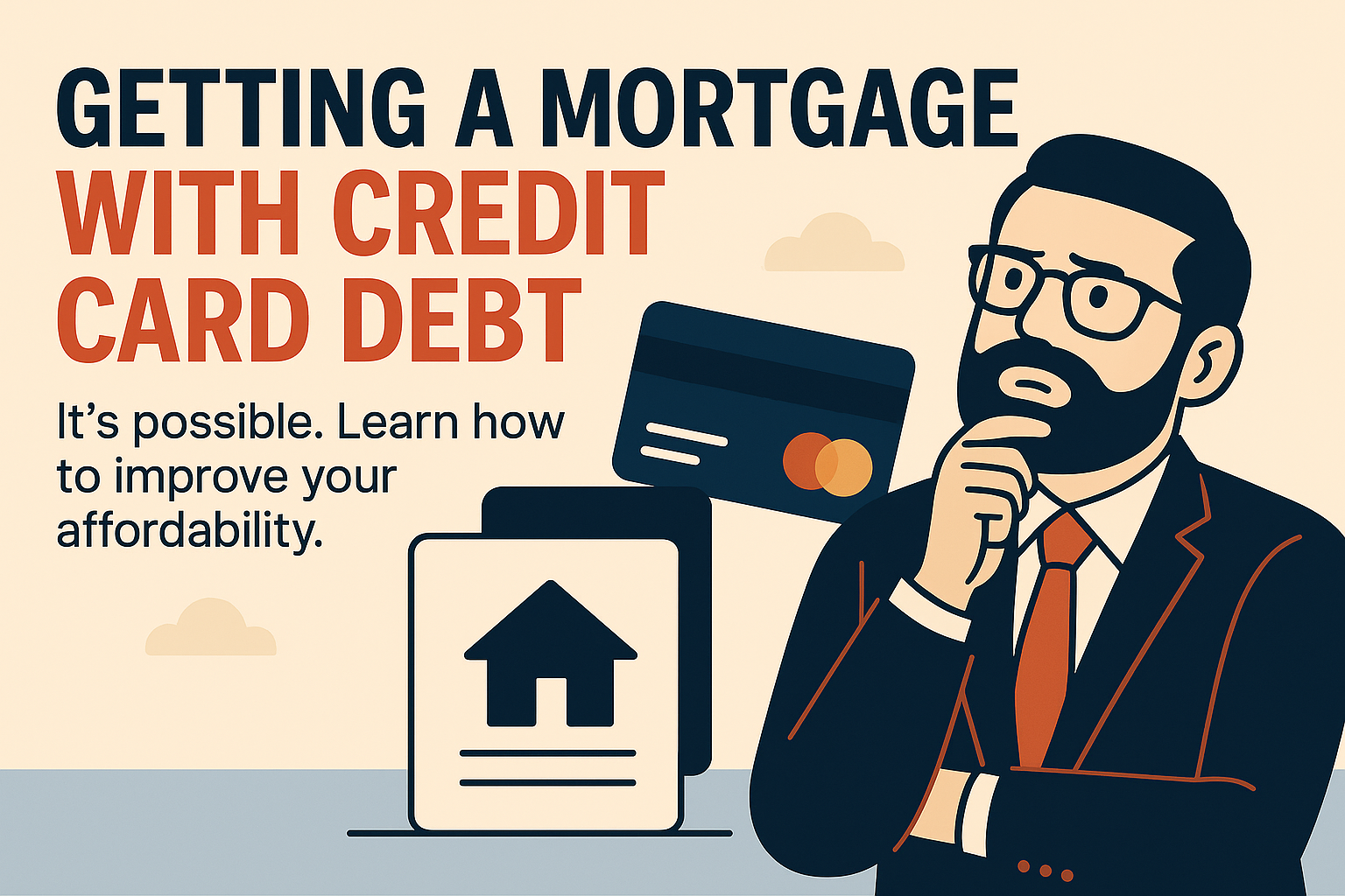 Getting a Mortgage With Credit Card Debt